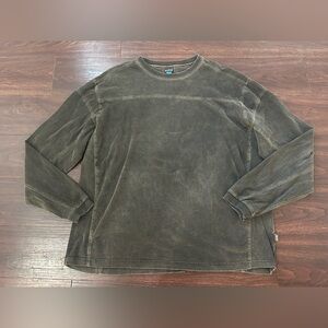 KUHL Men's Gray Black Tan Long Sleeve Shirt Small Stonewash Size XXL Cotton